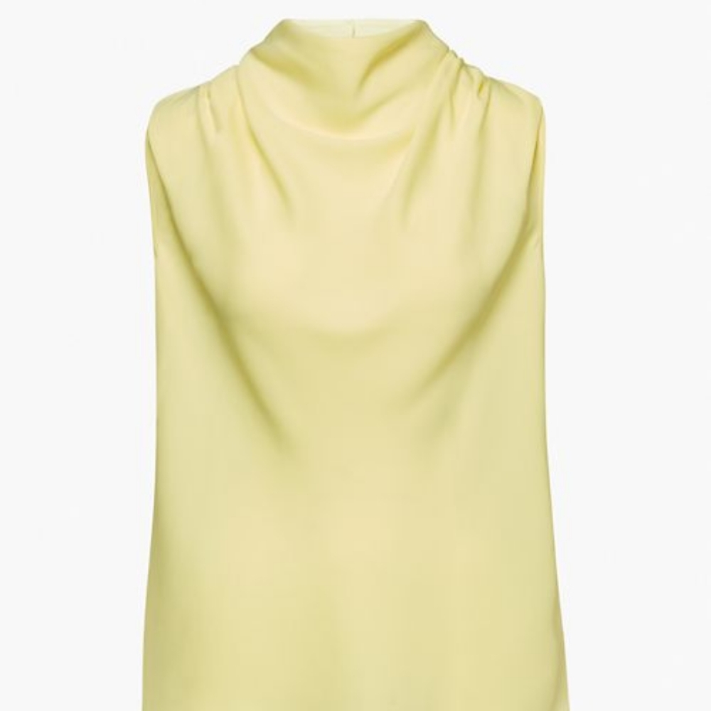 Babaton Carter Blouse in Chamomile Yellow